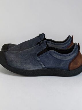 KEEN Mosey Canvas Slip-On | Men’s Size 13 | Blue Denim / Black